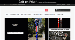 Desktop Screenshot of golfenprive.com