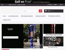 Tablet Screenshot of golfenprive.com
